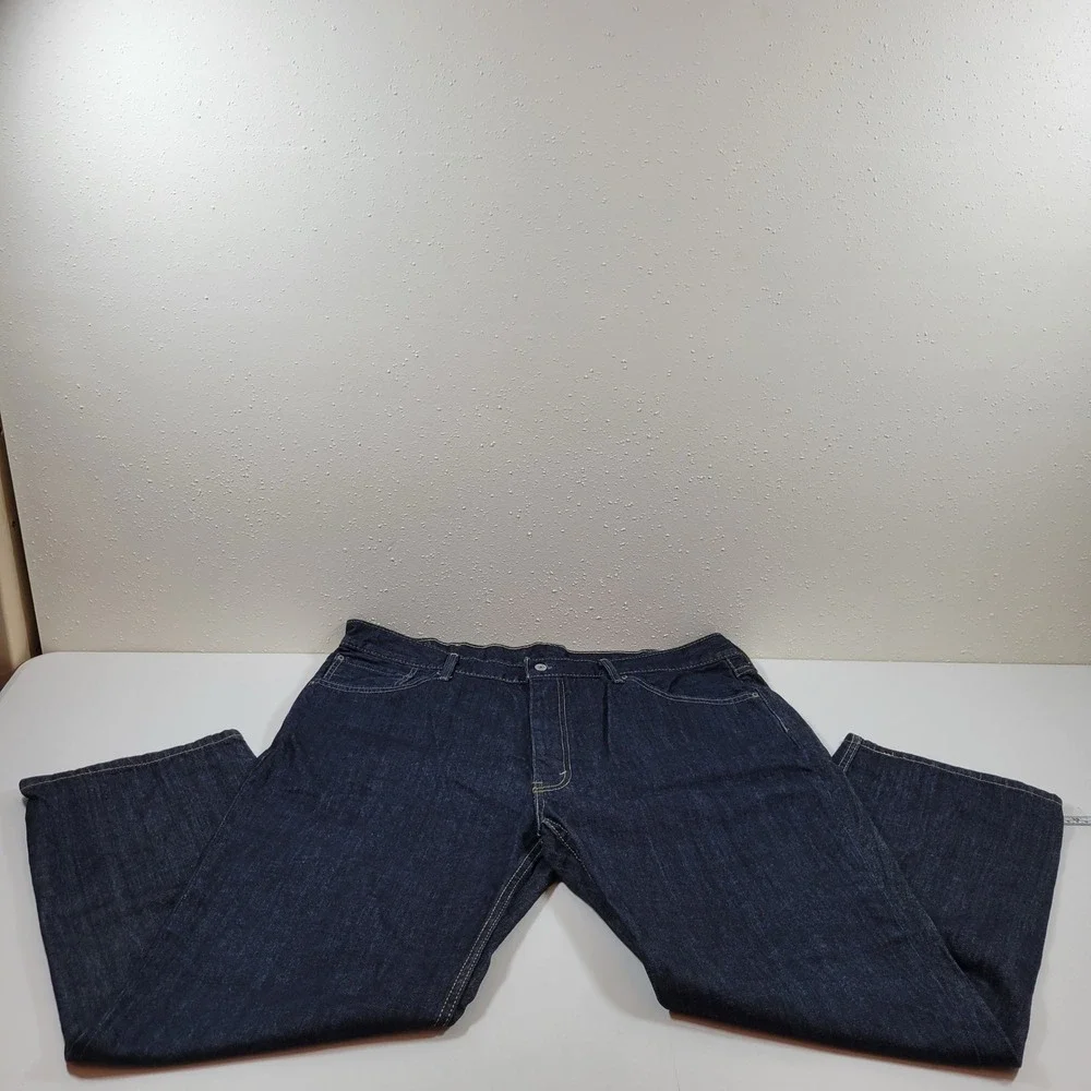 Levi's 559 Relaxed Straight Jeans Mens 44x32 Dark Wash Excellent Indigo Denim
